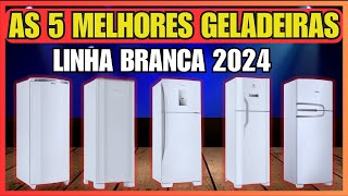 As 5 melhores Geladeiras Branca em 2024🚀Qual a melhor geladeira custo benefício para comprar [upl. by Ardnasal]