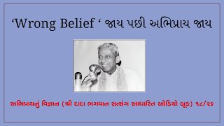 Wrong Belief ‘ જાય પછી અભિપ્રાય જાયAbhipray Nu Vignan ઓડિયો બૂકDada Bhagwan Satsang  1826 [upl. by Llenrev]