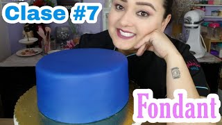 Como Hacer Fondant Fácil y Profesional 👩‍🍳 Clase 7 cursodereposteriaenyoutube [upl. by Etiam]