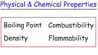 Physical vs Chemical Properties [upl. by Aennaej220]