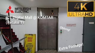 Extra Footage Mitsubishi SPIII lift at ICT Digital Mall  KOMTAR Retake 1 [upl. by Choong]