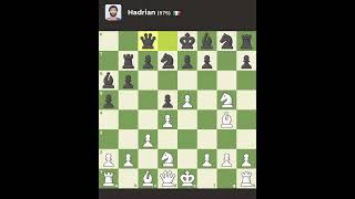 Saragossa Opening Hadrian 575 Bot using chesscom chess chessstrategy [upl. by Airec172]