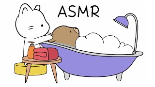 ASMR Relaxing Spa Treatment ASMR animation [upl. by Atinek803]