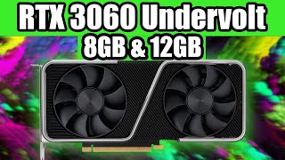 Undervolt your RTX 3060 for more FPS  Tutorial  8GB and 12GB  Works for 3060 Ti PLUS too [upl. by Jedd844]