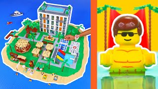 I built a LEGO PRIVATE ISLAND [upl. by Viola]