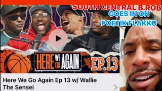 LA Rapper Wallie the sensei goes in on Poetik flakko from no jumper [upl. by Heyde848]