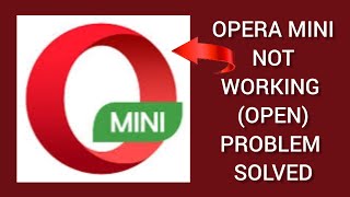 How To Solve Opera Mini App Not WorkingOpen Problem Rsha26 Solutions [upl. by Tess]