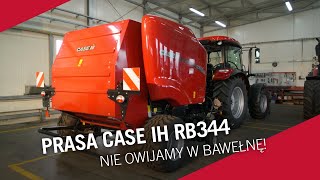 Prezentacja stałokomorowej prasy rolującej Case IH RB344 [upl. by Ecnav]