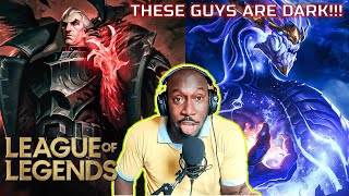 SWAIN amp AURELION SOL ARE SO DARK  Arcane Fan Reacts To League Of Legends Champions Voice lines [upl. by Sheffie]