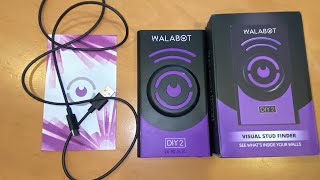 Just a Look at UnBoXing WALABOT DIY 2 Advanced Stud Finder amp Wall Scanner Android amp iOS Smartphones [upl. by Waynant367]