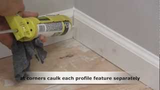 How to Caulk Trim Molding [upl. by Calesta613]