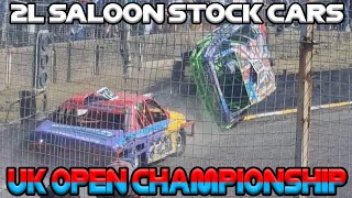 2L Saloon Stock Cars  UK Championship  Raymond Gunn Memorial Skegness  9723 [upl. by Yziar]