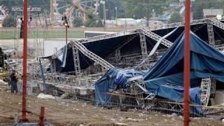 Stage Collapse Indiana State Fair 2011 [upl. by Aenotna]