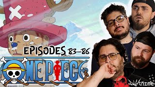 BAND REACTS ONE PIECE EP 8386 REACTION  FIRST TIME WATCHING ONE PIECE ANIME  TONY TONY CHOPPER [upl. by Kucik535]