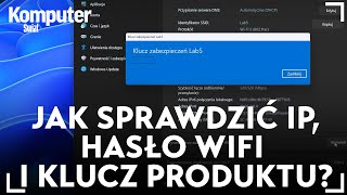 Windows 11  jak sprawdzić IP hasło sieci WiFi i klucz produktu [upl. by Marolda451]