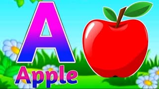 A for apple  अ से अनार  abcd phonics song  a for apple b for ball c for cat  abcd song  abcde [upl. by Nylyak379]