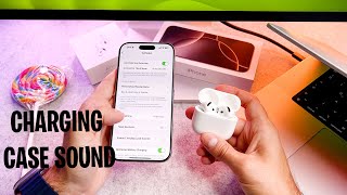 AirPods 4 How To EnableDisable Charging Case Sounds [upl. by Nacul]