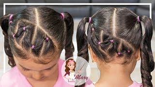 Peinados Fáciles y Rapidos Para Cabello Corto 🦄 Bessy Dressy [upl. by Obidiah]