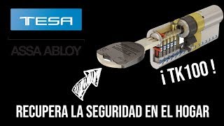 Bombin de seguridad tesa tk100 y Escudo de seguridad E700L [upl. by Ayik253]