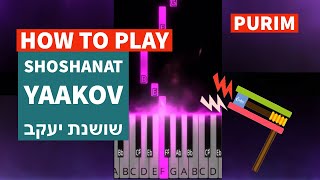 PURIM song tutorial l Shoshanas Yaakov שושנת יעקב l Jewish karaoke l Shorts [upl. by Jaquith]