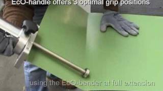 DRACO EcOBender3 Panelfabrication  How to fabricate a Standing Seam Panel [upl. by Ahsercul]