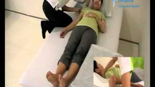 Bed Positioning for Patient with Rightsided Weakness in Supine [upl. by Anoyk]