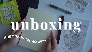 Hobonichi Unboxing  how to use your Hobonichi Cousin  Stationery Haul Hobonichi Techo 2024 [upl. by Hallagan865]