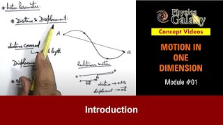 Class 11 Physics  MOD  1 Motion in One Dimension Introduction  For JEE amp NEET [upl. by Mail]