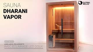 DHARANI VAPEUR Sauna dintérieur 2 personnes I Cuisinière électrique I Bois thermotraité I 3600w [upl. by Aehsan320]