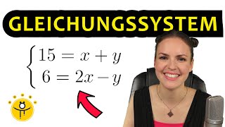 Gleichsetzungsverfahren mit 2 Variablen – Gleichungssysteme lösen [upl. by Jervis112]