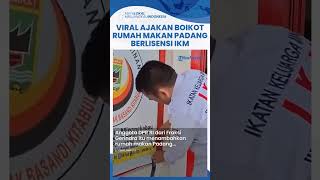 Viral Boikot Rumah Makan Padang Bersertifikat IKM Asli Orang Minang Andre Rosiade Banjir Hujatan [upl. by Llemij]