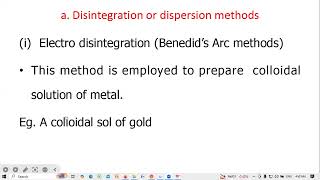 Preparation of lyophobic colloidsCHEM201BSc second year [upl. by Luz]