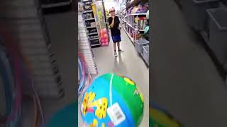 Kickball in walmart shorts [upl. by Yellat]