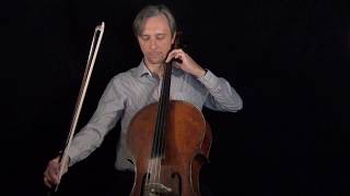 Giovanni Bononcini Andante from Sonata in A minor for Cello  Baroque Cello Music [upl. by Llehcsreh]