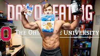 Ohio State Full Day of Eating  BULK W INTUITIVE EATING [upl. by Lehcsreh]