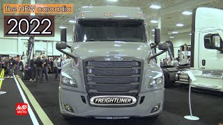 2022 Freightliner Cascadia 126 Sleeper Detroit DD15 505hp  Exterior And Interior  ExpoCam 2021 [upl. by Herve]