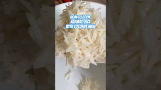 How to cook basmati rice with coconut milk simplerecipe [upl. by Koressa]