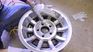 How To Paint Aluminum Wheels [upl. by Enerod359]