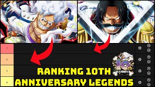 RANKING EVERY 10TH ANNIVERSARY LEGEND WHO IS THE BEST One Piece Treasure Cruise [upl. by Sikorski]