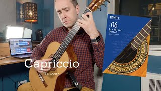 Capriccio by Johann Kasper Mertz  Trinity College London Classical Guitar Grade 6 [upl. by Ahsin]