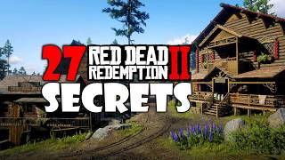 27 SECRETS That Are Very Hard To Find in Red Dead Redemption 2 [upl. by Dyson]