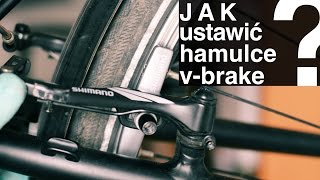 Jak ustawić hamulce w rowerze  regulacja hamulców vbrake [upl. by Aicinod587]