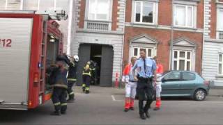 Brand i Etageejendom Fredericiagade 10 i Vejle 2604 2009 [upl. by Haelem]