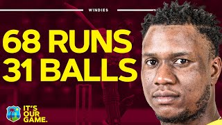 💥 Sensational Innings  Evin Lewis POWER Lights Up West Indies Batting Chase 🔥 [upl. by Auka949]