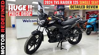 2024 TVS Raider 125 Base Model Review  Biggest Price Drop  But Why [upl. by Zetnwahs]