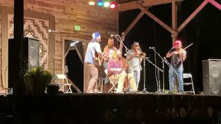 Amazing Spoons Player Wows Crowd The Ball Jar AllStars Hoppin John Fiddlers Festival Pittsboro NC [upl. by Enieledam357]