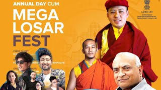 MEGA LOSAR FEST 2023  Delhi  LSWSD  Ladakhi Vlogger [upl. by Ariajay670]