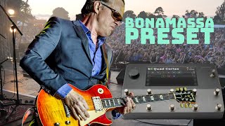 QUAD CORTEX  BONAMASSA BLUES PRESET guitar quadcortex joebonamassa [upl. by Zipah]