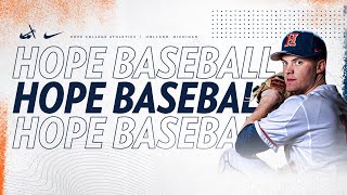 Hope vs Olivet  Baseball 41524  NCAA D3 Baseball  MIAA Baseball [upl. by Wellington]