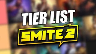 The OFFICAL SMITE 2 Tier List [upl. by Kahcztiy]